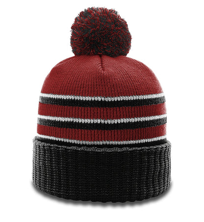 Richardson Pom Pom Knit With Cuff 12 Inch