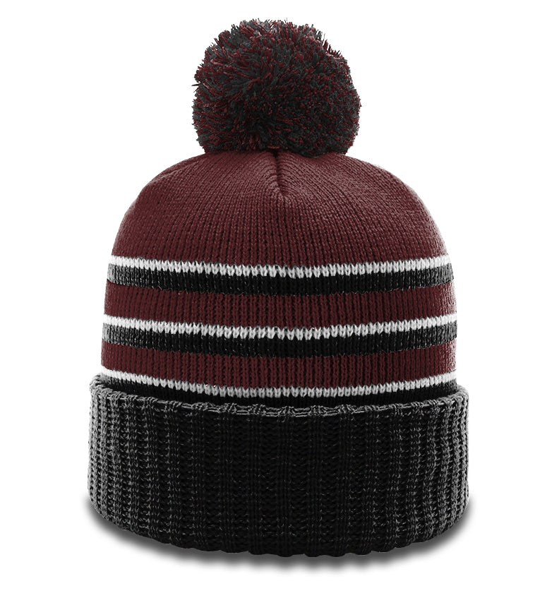 Richardson Pom Pom Knit With Cuff 12 Inch