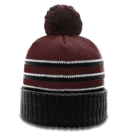 Richardson Pom Pom Knit With Cuff 12 Inch