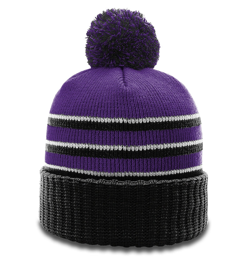 Richardson Pom Pom Knit With Cuff 12 Inch