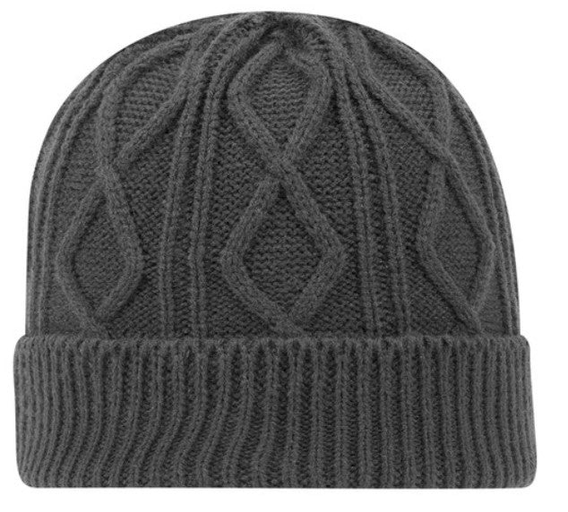 Otto Acrylic Knit Cable Knit Beanie
