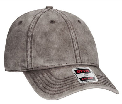 Otto 6 Panel Low Profile Snow Washed Superior Cotton Twill Cap 18-1248