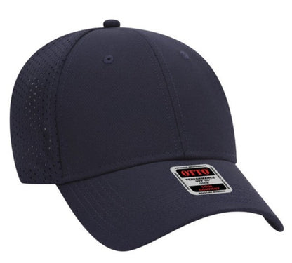 UPF 50+ Cool Comfort Stretchable Knit Perforated Back 6 Panel Low Profile 19-1275