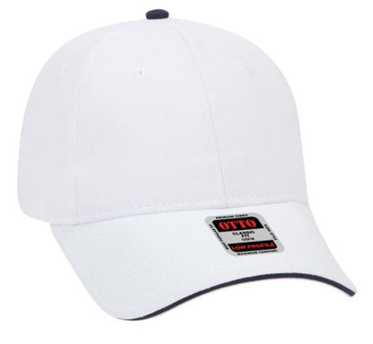 Blank Caps | Otto Brushed Cotton Twill Sandwich Visor Low Profile  23-430