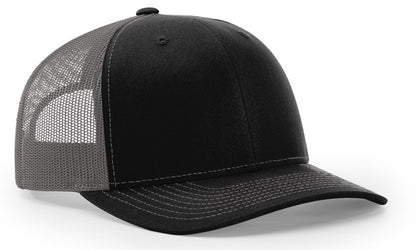 Authentic Richardson Sized 112 Trucker 6 Panel L/XL Twill Mesh Back 112-LXL