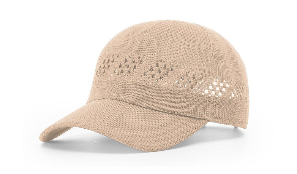 Richardson Blocked Knit 100% Poly Yarn Relaxed Cap