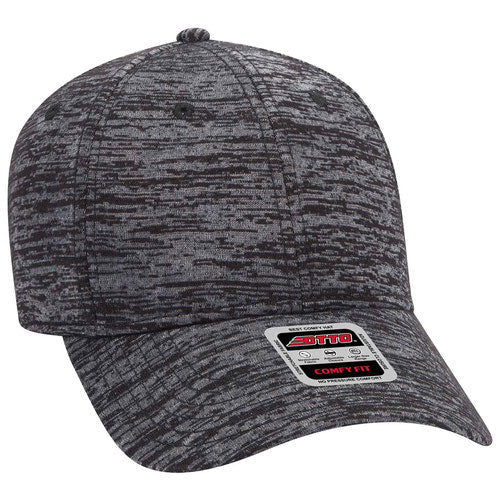 Otto Rayon Blend Jersey Knit Cotton Twill Baseball Cap 19-1232