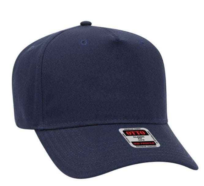 OTTO 5 Panel Mid Profile Baseball Cap  31-538