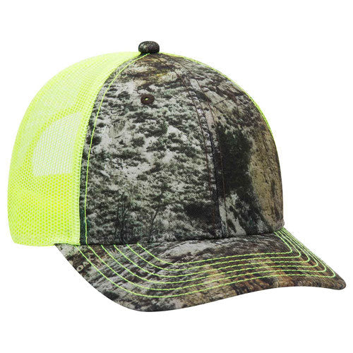 OTTO Cap Mossy Oak Camouflage Superior Polyester Twill Baseball Cap 171-1293