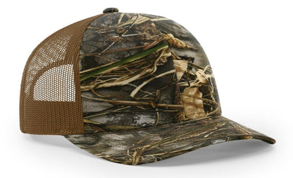 Richardson Trucker Camo Pattern Twill Trucker Mesh 112P Camo