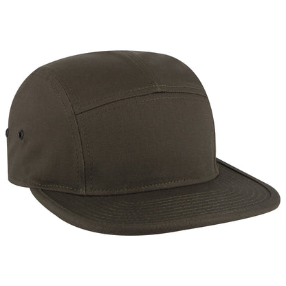 Otto Cotton Camper Square Flat Visor Hat   151-1098