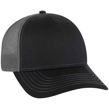Otto Cotton Twill 5 Panel Low Profile Mesh Back Trucker Hat 102-664 (Replaces 102-1318)