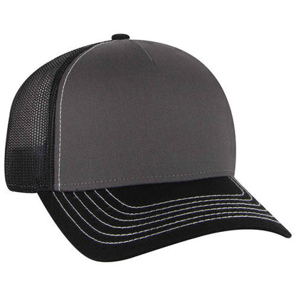 Otto Cotton Twill 5 Panel Low Profile Mesh Back Trucker Hat 102-664 (Replaces 102-1318)