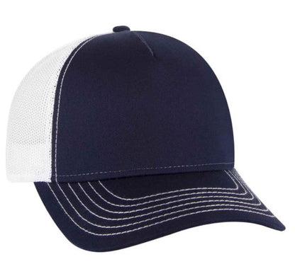 Otto Cotton Twill 5 Panel Low Profile Mesh Back Trucker Hat 102-664 (Replaces 102-1318)