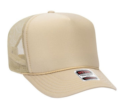 Budget Caps | Otto Foam Front High Crown Golf Mesh Back Caps 39-165