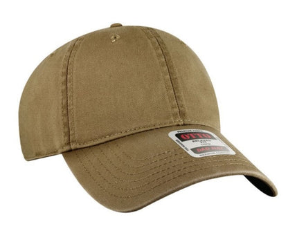 Garment Washed Superior Combed Cotton Twill Six Panel Low Profile 18-772