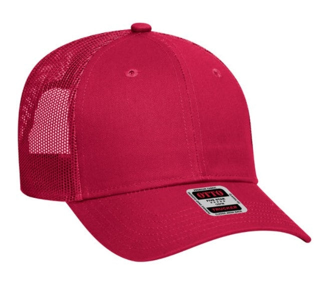 Otto Budget Caps Cotton Twill Low Profile Pro Style Mesh Back 83-473