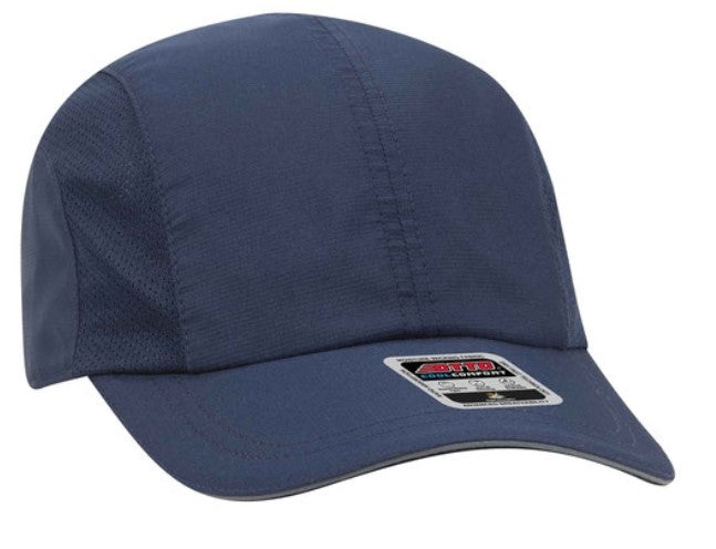 Otto 6 Panel Polyester Pongee Running Cap 133-1240
