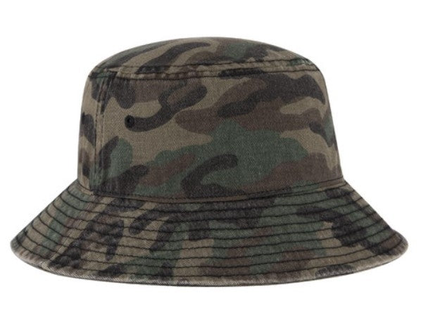 Otto Garment Washed 100% Super Combed Cotton Bucket Hat 16-1331