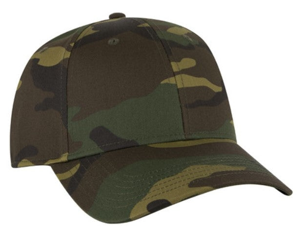 Otto Camouflage Cotton Twill Low Profile Pro Style 78-353