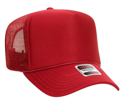 Budget Caps | Otto Foam Front High Crown Golf Mesh Back Caps 39-165