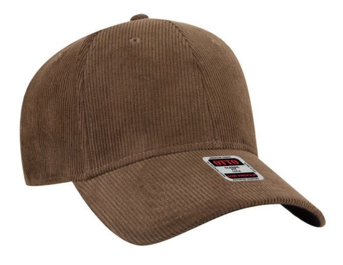 Otto Brushed Bull Denim Low Profile Baseball Cap  19-004