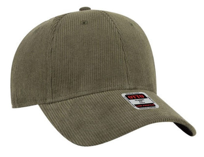 Otto Brushed Bull Denim Low Profile Baseball Cap  19-004