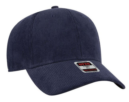 Otto Brushed Bull Denim Low Profile Baseball Cap  19-004