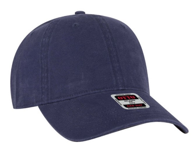 OTTO Cap 6 Panel Garment Washed Relaxed Dads Cap  18-3