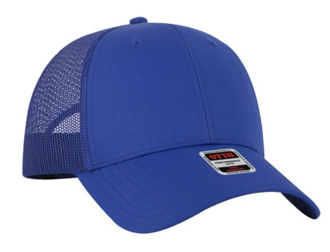 OTTO Cap 6 Panel Polyester Low Profile Micro Mesh Back Trucker Hat 83-3