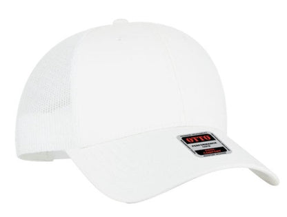 OTTO Cap 6 Panel Polyester Low Profile Micro Mesh Back Trucker Hat 83-3