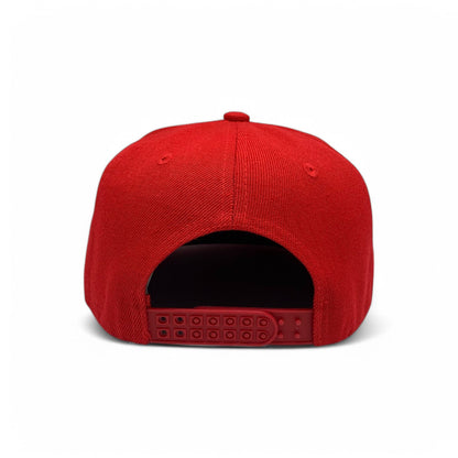 Basic Cap Plain Poly Snapback Hat 8002