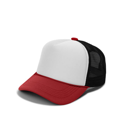 BASIC CAPS - Plain Foam Trucker Hat 8004