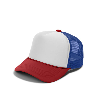 BASIC CAPS - Plain Foam Trucker Hat 8004