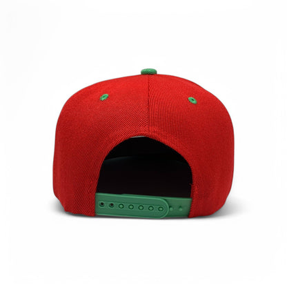 Basic Cap Plain Poly Snapback Hat 8002