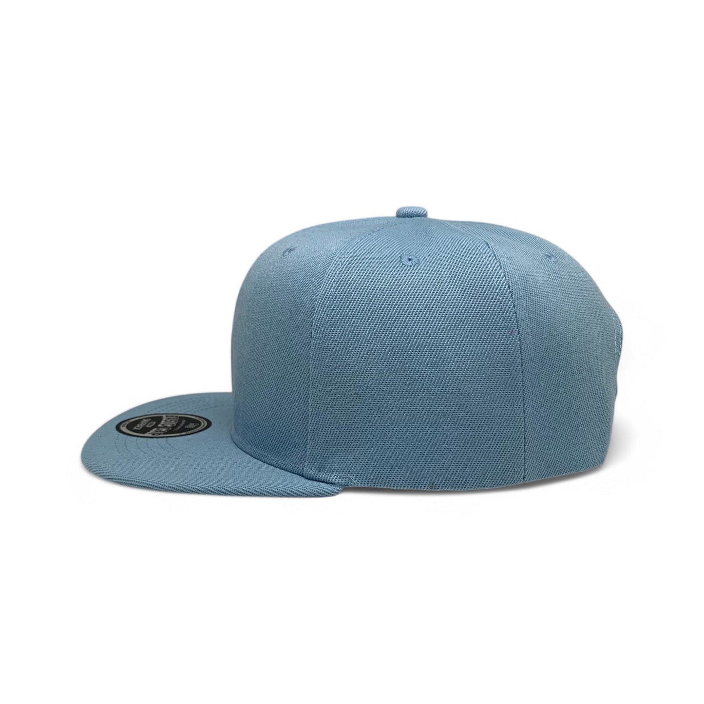 Basic Cap Plain Poly Snapback Hat 8002