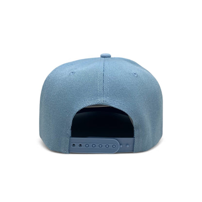 Basic Cap Plain Poly Snapback Hat 8002