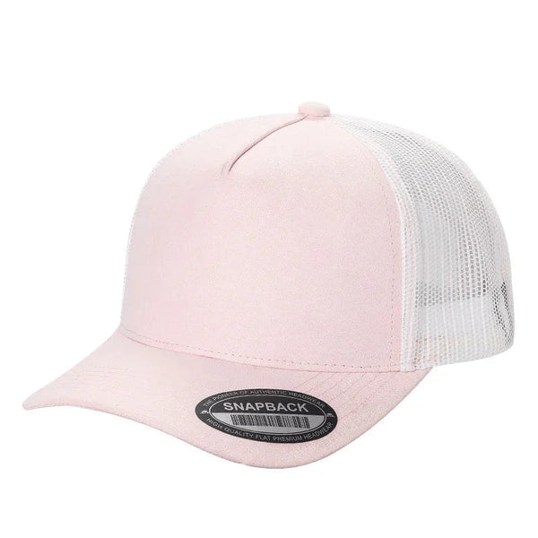 Premium Blank Hats  SUM - SUEDE MESH - BABY-PINK