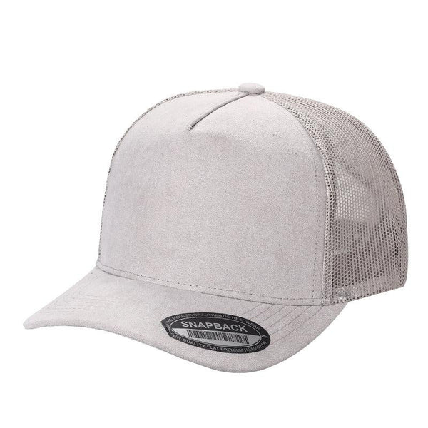 Premium Blank Hats  SUM - SUEDE MESH - L.GREY