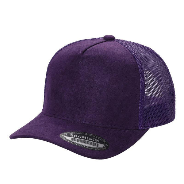 Premium Blank Hats  SUM - SUEDE MESH - PURPLE