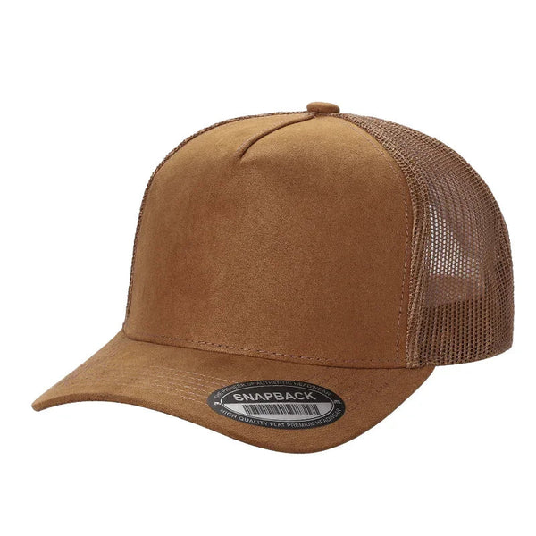 Premium Blank Hats  SUM - SUEDE MESH - MUSTARD