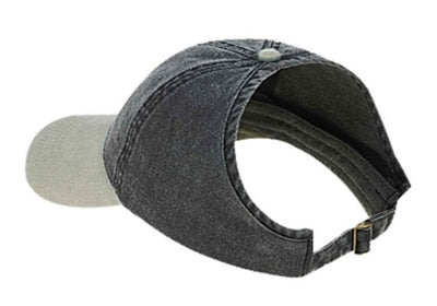 Otto Washed Pigment Dyed Cotton Twill Ponytail Low Profile Pro Style  69-382
