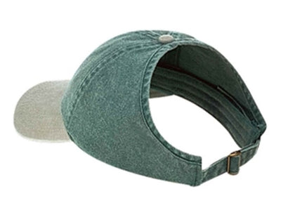 Otto Washed Pigment Dyed Cotton Twill Ponytail Low Profile Pro Style  69-382
