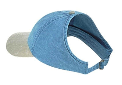 Otto Washed Pigment Dyed Cotton Twill Ponytail Low Profile Pro Style  69-382
