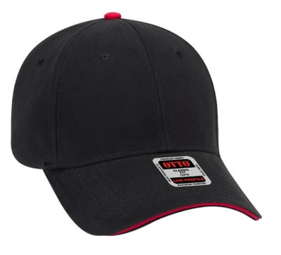 Blank Caps | Otto Brushed Cotton Twill Sandwich Visor Low Profile Pro Style 23-370