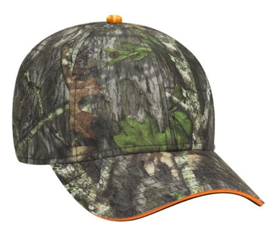 OTTO Cap Mossy Oak Superior Polyester Twill Sandwich Visor  171-1294