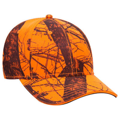 OTTO Cap Mossy Oak Superior Polyester Twill Sandwich Visor  171-1294