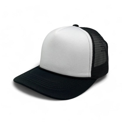 BASIC CAPS - Plain Foam Trucker Hat 8004