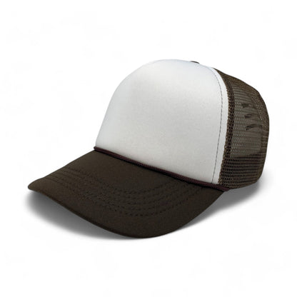 BASIC CAPS - Plain Foam Trucker Hat 8004