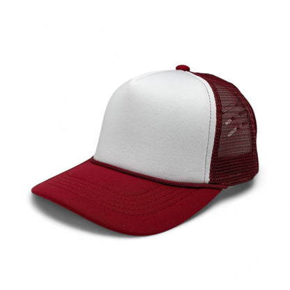 BASIC CAPS - Plain Foam Trucker Hat 8004